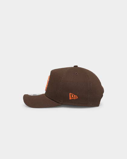 New Era Boston Red Sox 'Walnut Orange' 9FORTY A-Frame Snapback Brown/Orange