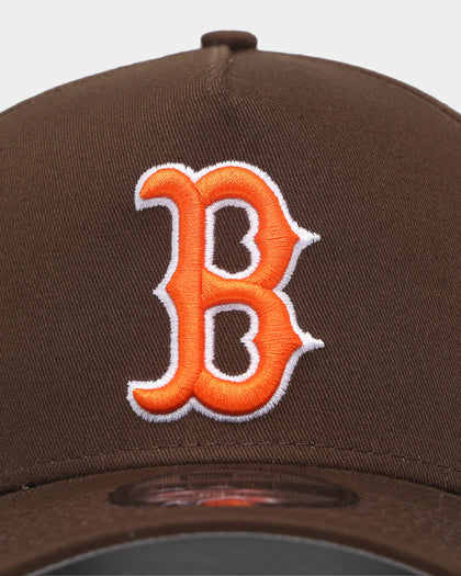 New Era Boston Red Sox 'Walnut Orange' 9FORTY A-Frame Snapback Brown/Orange