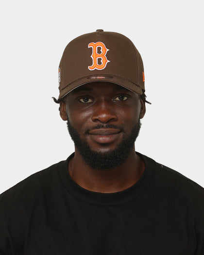 New Era Boston Red Sox 'Walnut Orange' 9FORTY A-Frame Snapback Brown/Orange