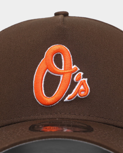New Era Baltimore Orioles 'Walnut Orange' 9FORTY A-Frame Snapback Brown/Orange