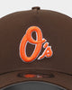 New Era Baltimore Orioles 'Walnut Orange' 9FORTY A-Frame Snapback Brown/Orange