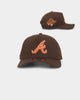New Era Atlanta Braves 'Walnut Orange' 9FORTY A-Frame Snapback Brown/Orange