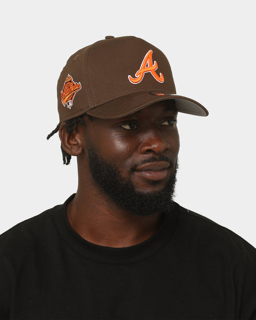 New Era Atlanta Braves 'Walnut Orange' 9FORTY A-Frame Snapback Brown/Orange