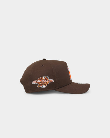 New Era Anaheim Angels 'Walnut Orange' 9FORTY A-Frame Snapback Brown/Orange