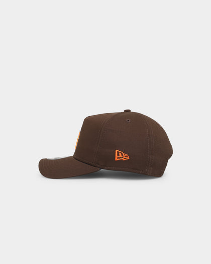 New Era Anaheim Angels 'Walnut Orange' 9FORTY A-Frame Snapback Brown/Orange