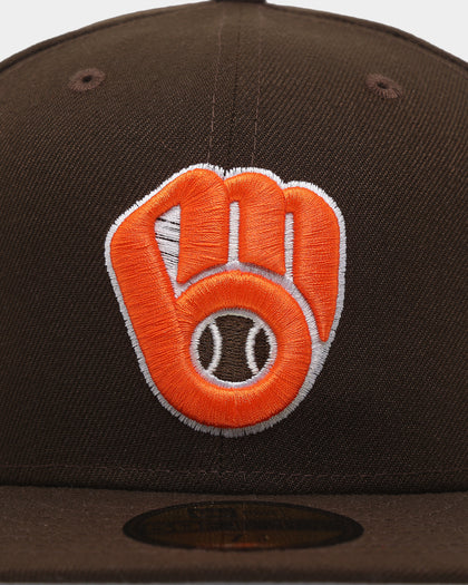 New Era Milwaukee Brewers 'Walnut Orange' 59FIFTY Fitted Brown/Orange