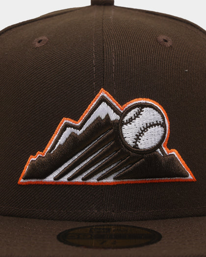 New Era Colorado Rockies 'Walnut Orange' 59FIFTY Fitted Brown/Orange