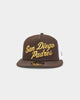 New Era San Diego Padres The Golfer Snapback Dark Brown