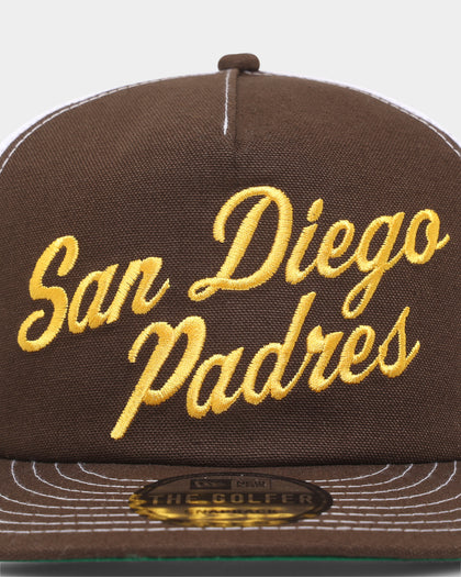New Era San Diego Padres The Golfer Snapback Dark Brown