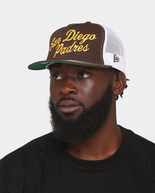 New Era San Diego Padres The Golfer Snapback Dark Brown