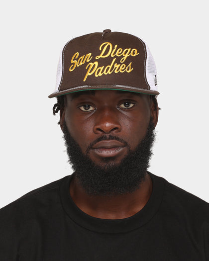 New Era San Diego Padres The Golfer Snapback Dark Brown