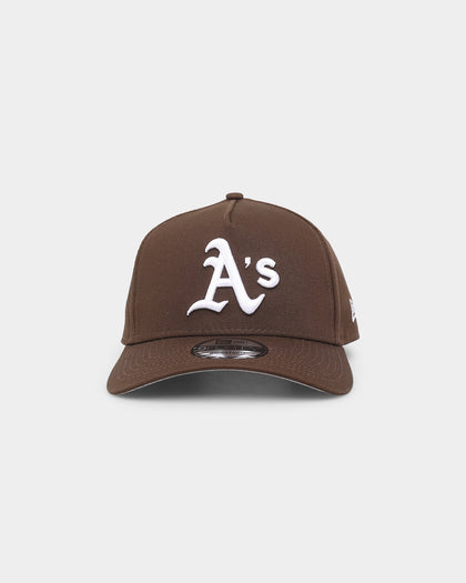 New Era Oakland Athletics 'Walnut' 9FORTY A-Frame Snapback Dark