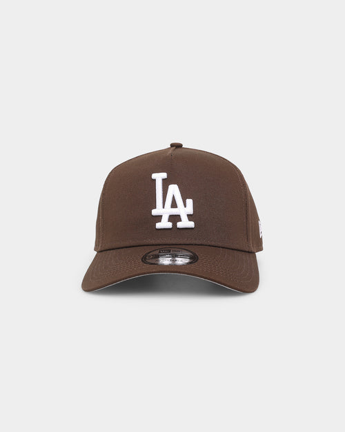 New Era Los Angeles Dodgers 'Walnut' 9FORTY A-Frame Snapback Dark Brown