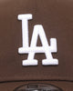 New Era Los Angeles Dodgers 'Walnut' 9FORTY A-Frame Snapback Dark Brown