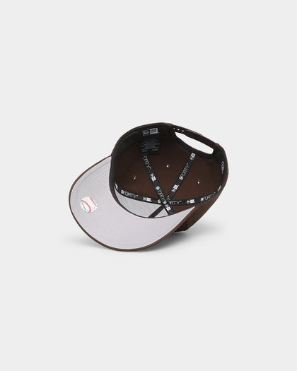 New Era Los Angeles Dodgers 'Walnut' 9FORTY A-Frame Snapback Dark Brown