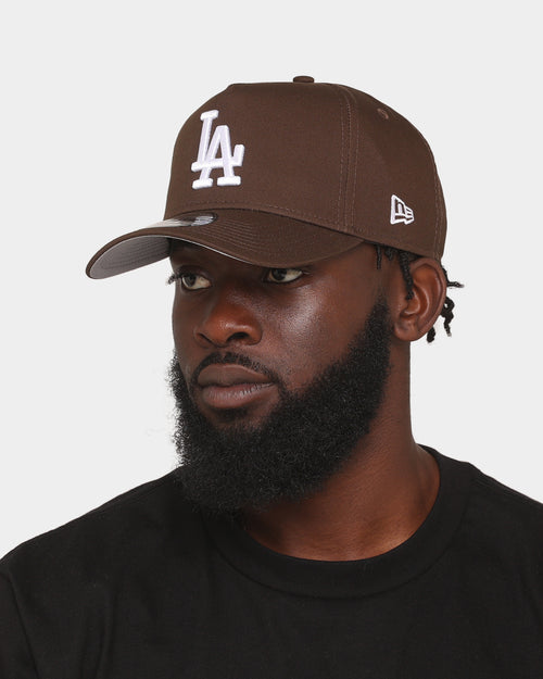 New Era Los Angeles Dodgers 'Walnut' 9FORTY A-Frame Snapback Dark Brown