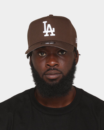 New Era Los Angeles Dodgers 'Walnut' 9FORTY A-Frame Snapback Dark Brown