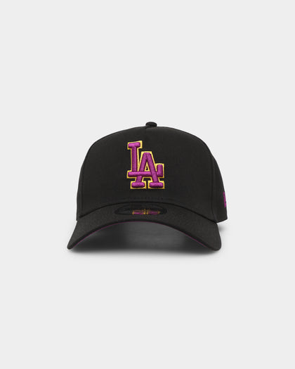New Era Los Angeles Dodgers 'Passionfruit' 9FORTY A-Frame Snapback Black