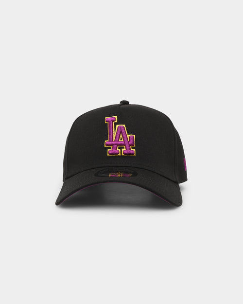 New Era Los Angeles Dodgers 'Passionfruit' 9FORTY A-Frame Snapback Black