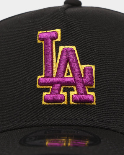 New Era Los Angeles Dodgers 'Passionfruit' 9FORTY A-Frame Snapback Black