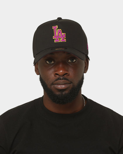 New Era Los Angeles Dodgers 'Passionfruit' 9FORTY A-Frame Snapback Black