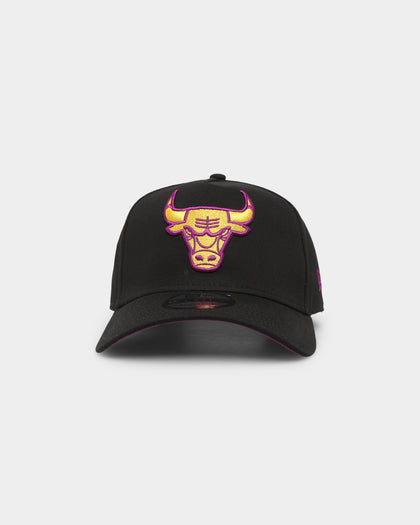 New Era Chicago Bulls 'Passionfruit' 9FORTY A-Frame Snapback Black