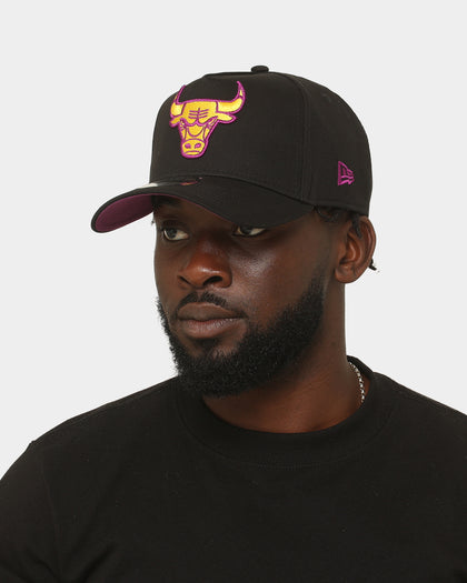 New Era Chicago Bulls 'Passionfruit' 9FORTY A-Frame Snapback Black