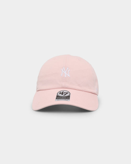 47 Brand New York Yankees Base Runner Clean Up Strapback Pink