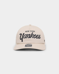 47 Brand New York Yankees Nantasket Script '47 Captain DT Snapback Bone