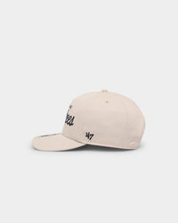 47 Brand New York Yankees Nantasket Script '47 Captain DT Snapback Bone