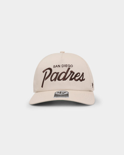 47 Brand San Diego Padres Nantasket Script '47 Captain DT Snapback Bone