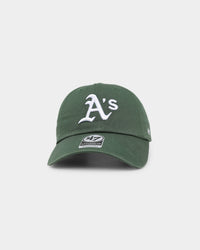 47 Brand Oakland Athletics Clean Up Strapback Dark Green
