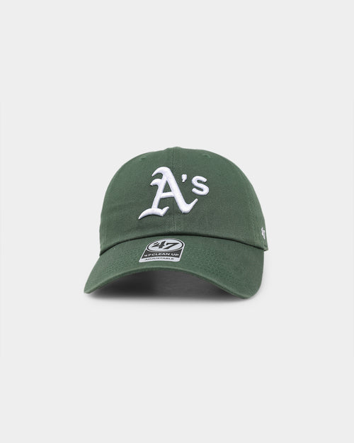 47 Brand Oakland Athletics Clean Up Strapback Dark Green