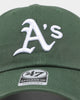 47 Brand Oakland Athletics Clean Up Strapback Dark Green