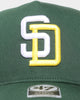 47 Brand San Diego Padres Sure Shot MVP DT Snapback Dark Green/Red