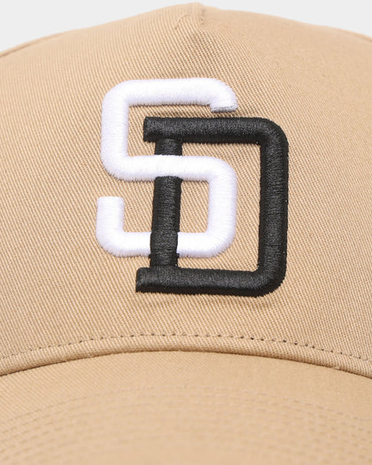 47 Brand San Diego Padres 'Khaki Stadium' Sure Shot 47 MVP DT Snapback Khaki/Black