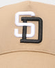 47 Brand San Diego Padres 'Khaki Stadium' Sure Shot 47 MVP DT Snapback Khaki/Black