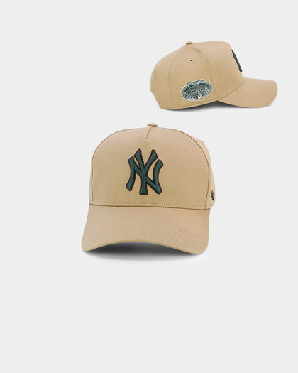 47 Brand New York Yankees 'Croc Hunter' Sure SHot '47 MVP DT Snapback Khaki/Dark Green
