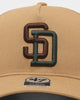 47 Brand San Diego Padres 47 MVP DT Snapback Khaki/Dark Green