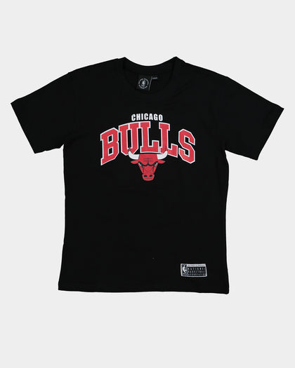NBA Kids' Chicago Bulls NBA Team Arch T-Shirt Black