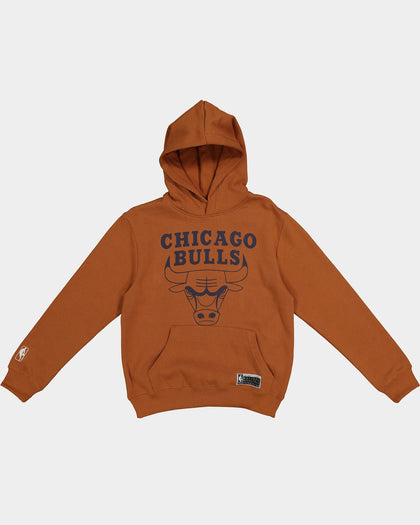 NBA Kids' Chicago Bulls Willis Fleece Hoodie Tan