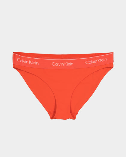 Calvin Klein Women's Modern Cotton Performance Bikini Brief Fiesta