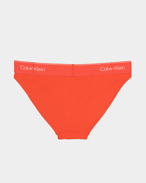 Calvin Klein Women's Modern Cotton Performance Bikini Brief Fiesta