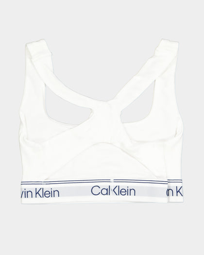 Calvin Klein Women's Athletic Unlined Bralette White