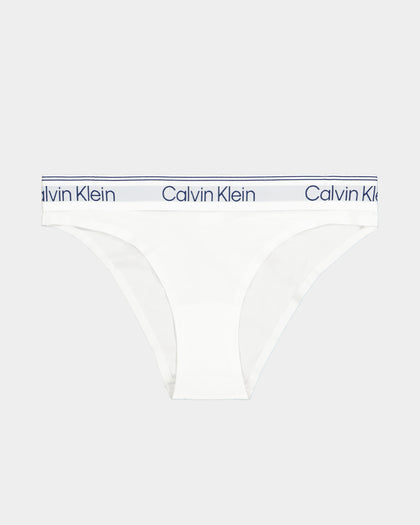 Calvin Klein Women's Athletic Tanga Underwear White