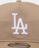 New Era Los Angeles Dodgers Old Golfer Snapback Tumbleweed/White
