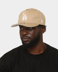 New Era Los Angeles Dodgers Old Golfer Snapback Tumbleweed/White