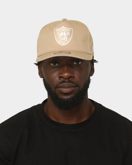 New Era Las Vegas Raiders Old Golfer Snapback Tumbleweed/White