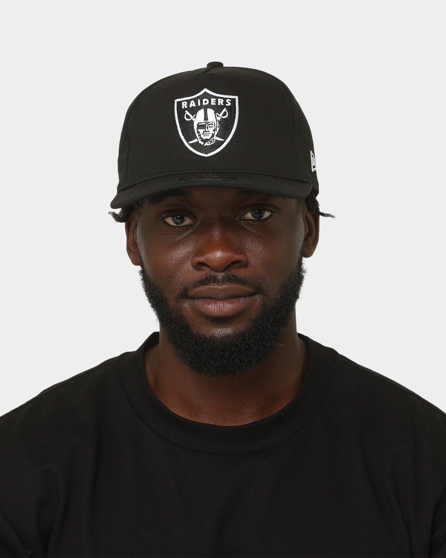New Era Las Vegas Raiders Old Golfer Snapback Black/White