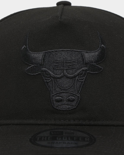 New Era Chicago Bulls Old Golfer Snapback Black/Black